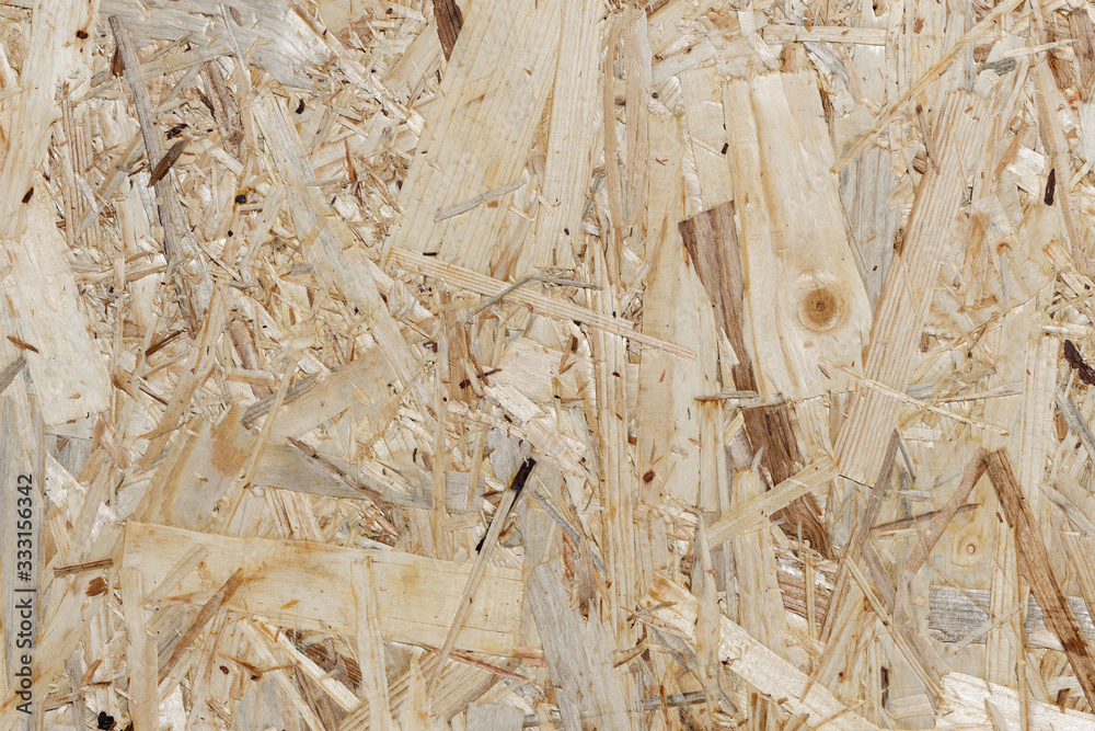 Recycling-Holz-Hintergrund eines OSB-Platte Recycling-Holz-Hintergrund eines OSB-Platte