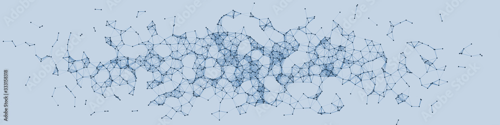 Network Mesh Procedural Art background illustration Network Mesh Procedural Art background illustration