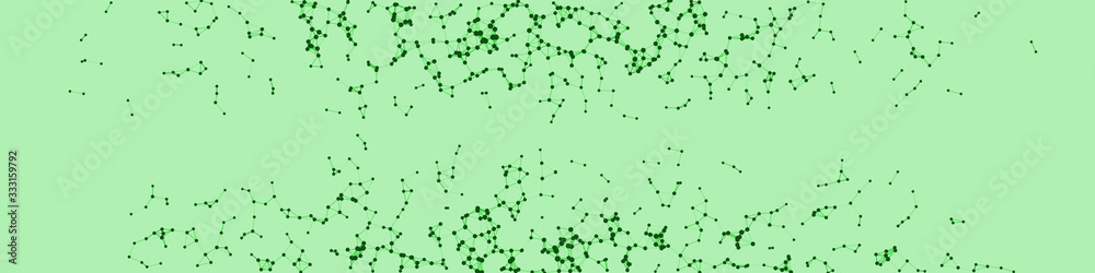 Fototapeta premium Network Mesh Procedural Art background illustration