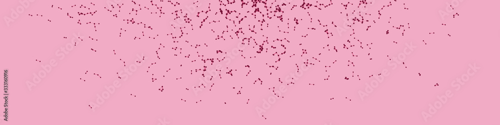 Naklejka premium Network Mesh Procedural Art background illustration