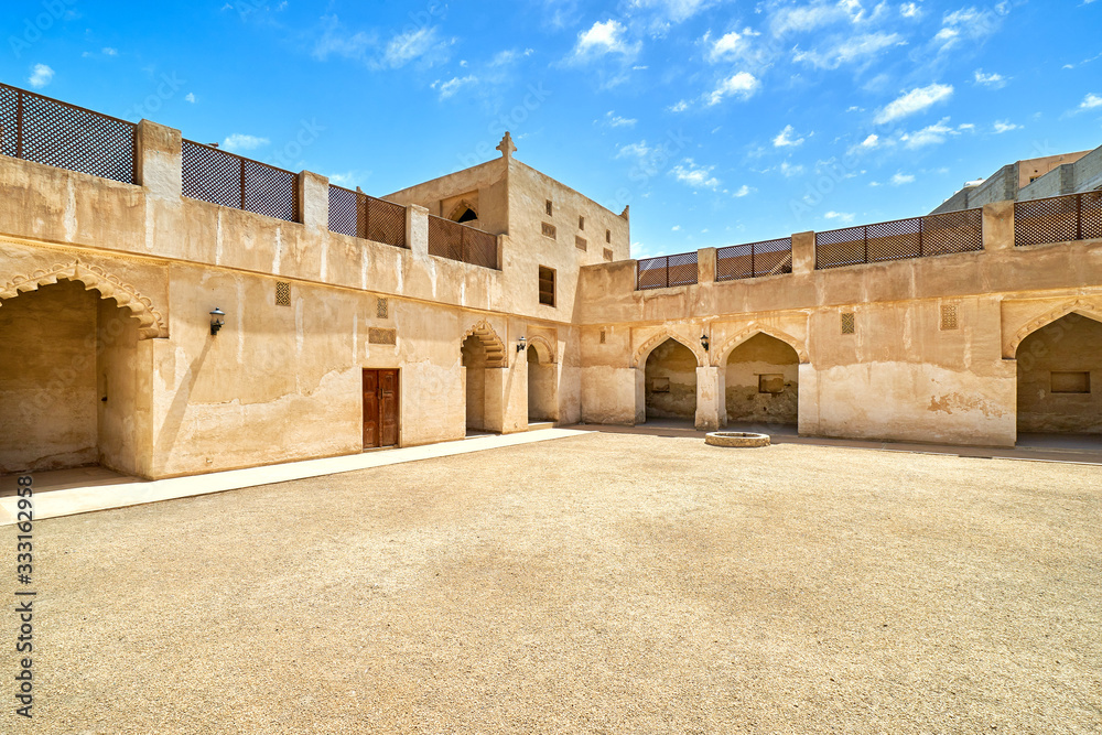 Old rural house with a courtyard in Bahrain
