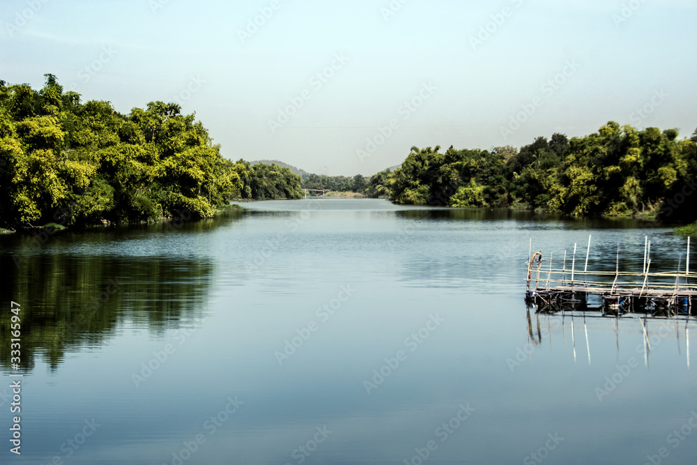 landscape riverside at asian Thailand landscape riverside at asian Thailand