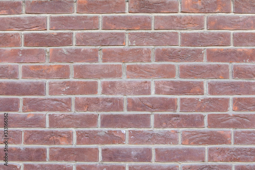 Modern brown brick wall background