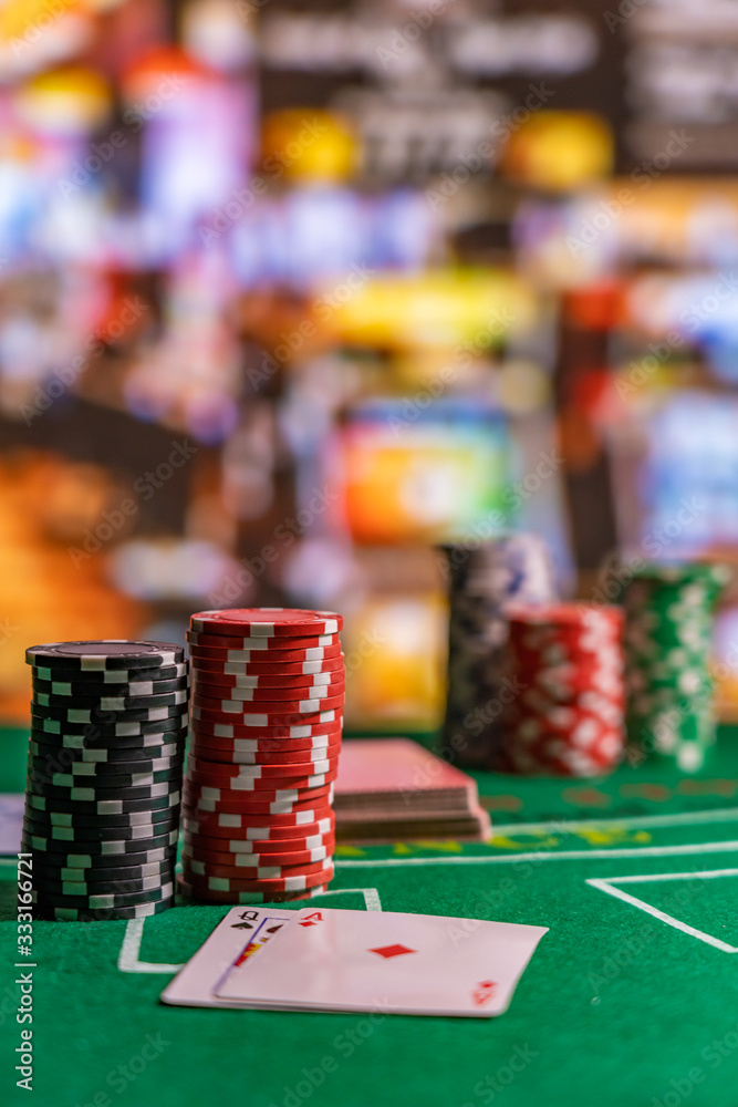 Casino Black Jack table