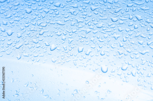 Water backgrounds with water drops. Blue water bubbles Natural background