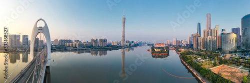 Aerial photo of Guangzhou City, China © zhonghui