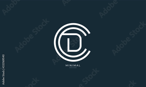 Alphabet letter icon logo CCD photo