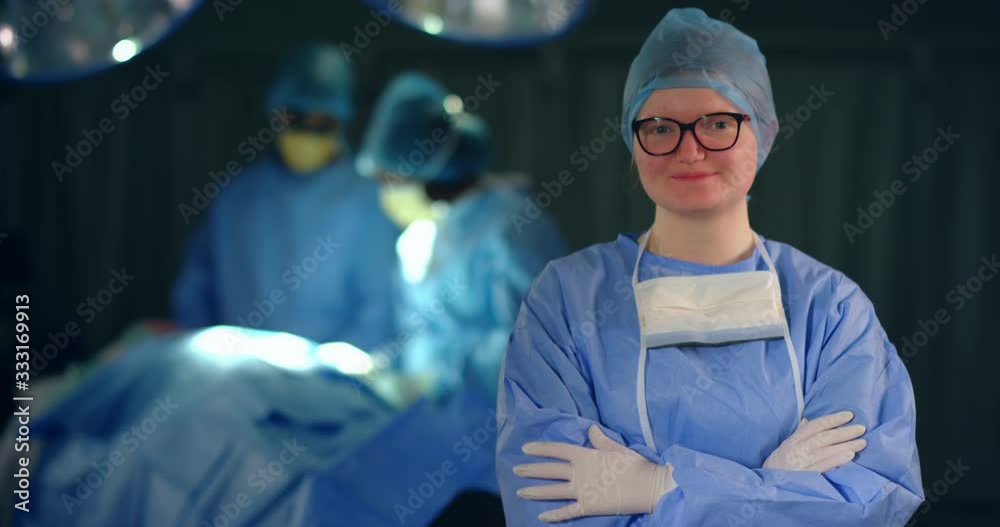 Female Medical Staff Looking at Camera Female Medical Staff Looking at Camera