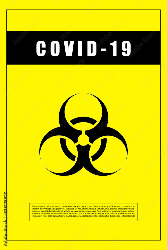 Obraz premium Corona Virus 2019 or COVID-19 Pandemic