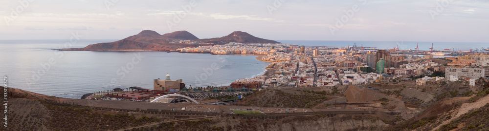 Amazing panorama of Las Palmas de Gran Canaria Amazing panorama of Las Palmas de Gran Canaria