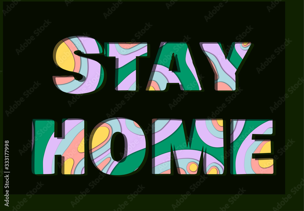 Obraz premium cut-paper-phrase-1-03