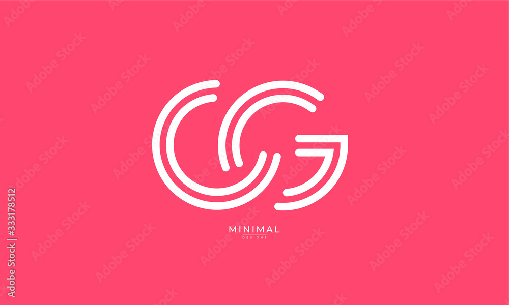 Alphabet letter icon logo CG Stock Vector | Adobe Stock