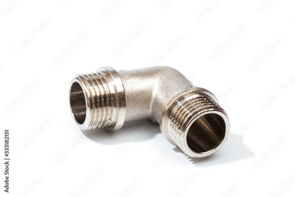 Plumbing pipe valve, isolated on white background - IMAGE Plumbing pipe valve, isolated on white background - IMAGE