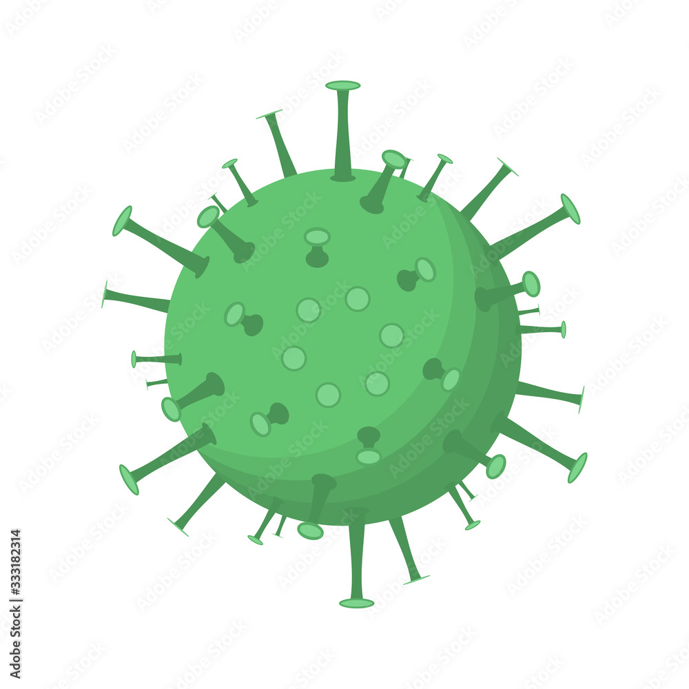 Virus icon. Coronavirus icon. Isolated on a white background. Vector. Virus icon. Coronavirus icon. Isolated on a white background. Vector.