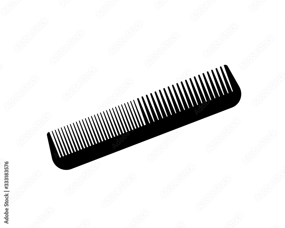 Flat vector comb icon. Barber, fashion, style. Flat vector comb icon. Barber, fashion, style.