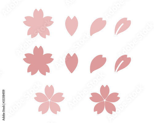 さくらのアイコン／桜／花びら／花