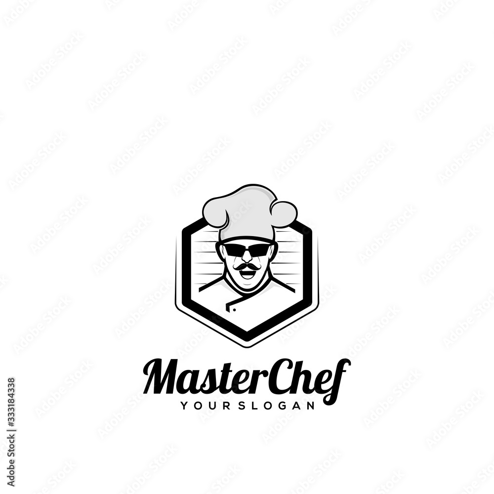 Silhouette logo design masterchef