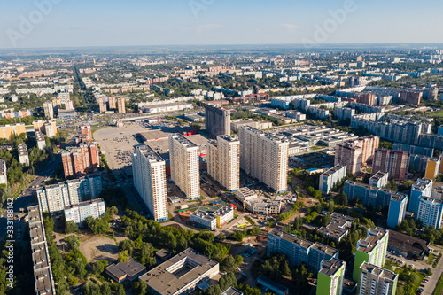 Fall city aerial
