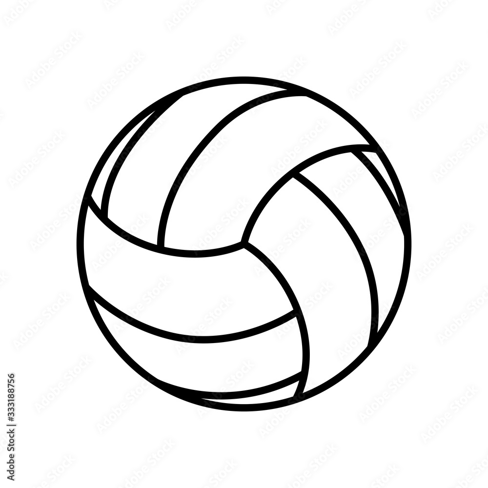 Volley ball icon vector Volley ball icon vector