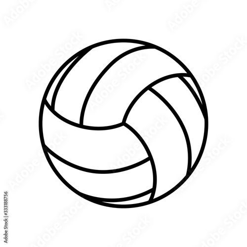 Volley ball icon vector