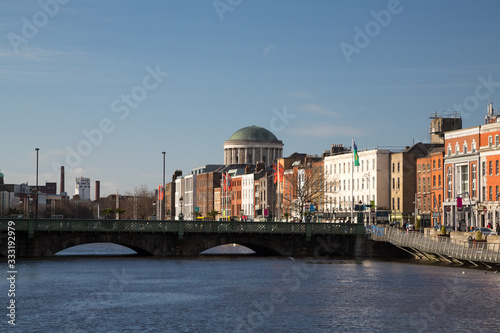 Photography The Four Courts in Dublin City, Ireland