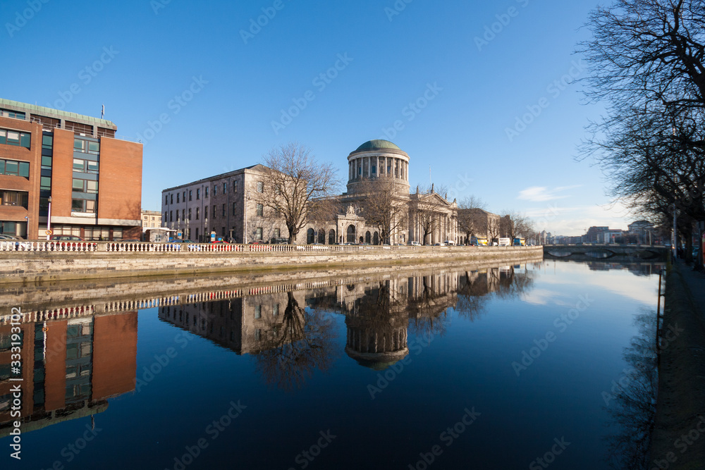 The Four Courts in Dublin City, Ireland