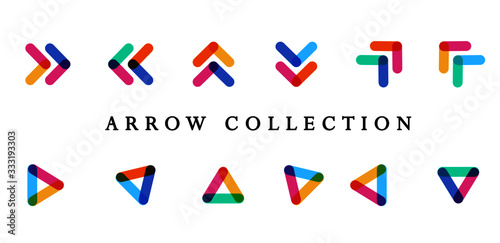 set of vector arrows