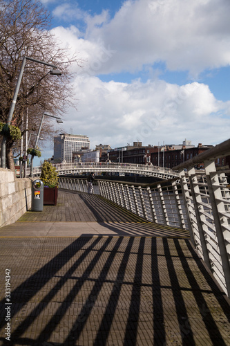Photography A view along the quays in Dublin City, Ireland