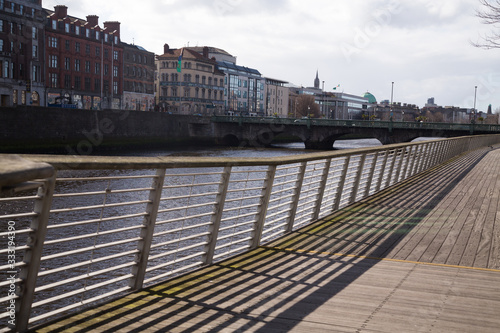 Photography A view along the quays in Dublin City, Ireland