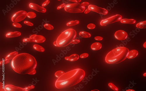 Fototapeta Naklejka Na Ścianę i Meble -  Red blood cells
