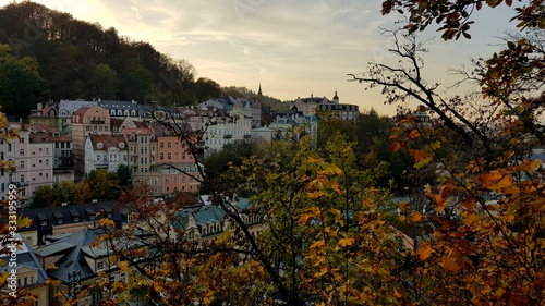 karlovy vary - a spa town situated in western Bohemia  Czech Republic