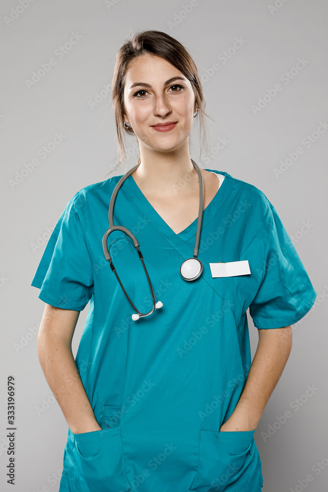 Smiling female doctor. Healthcare and medical concept. Smiling female doctor. Healthcare and medical concept.