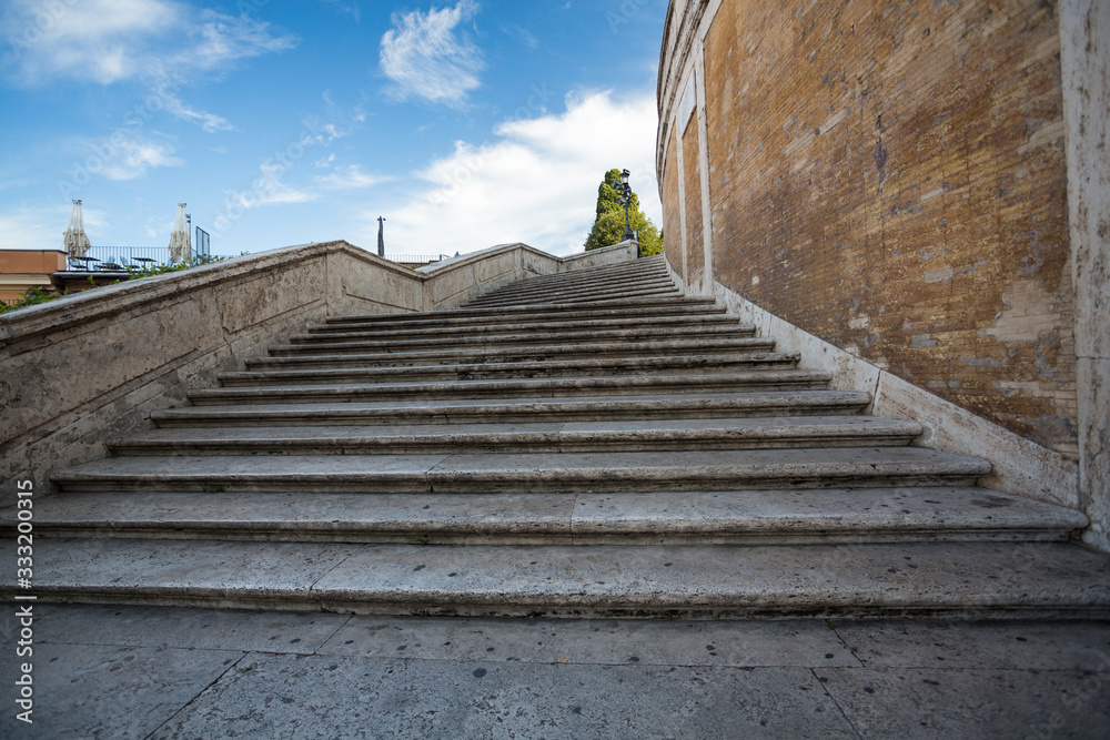Fototapeta premium The Spanish Steps in Rome, Italy