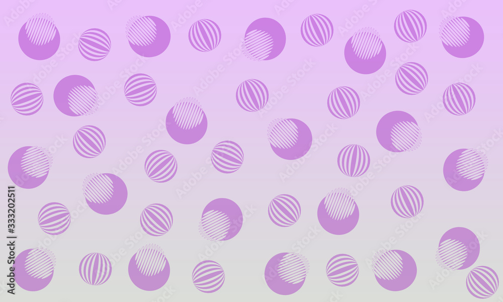 Purple circles of different sizes on light background, busines banner Purple circles of different sizes on light background, busines banner