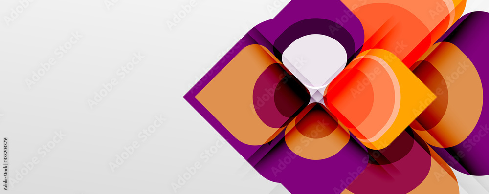 Abstract background - geometric cut paper design flower or square shape composition. Vector Illustration For Wallpaper, Banner, Background, Card, Book Illustration, landing page Abstract background - geometric cut paper design flower or square shape composition. Vector Illustration For Wallpaper, Banner, Background, Card, Book Illustration, landing page