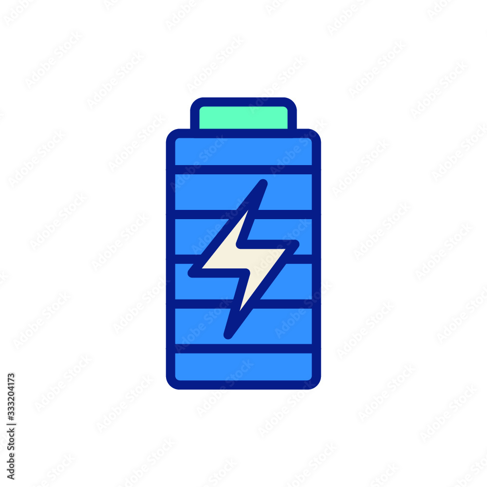 bettery Vector Icon Filled Outline Illustration bettery Vector Icon Filled Outline Illustration