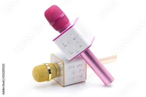 a microphone duo photo