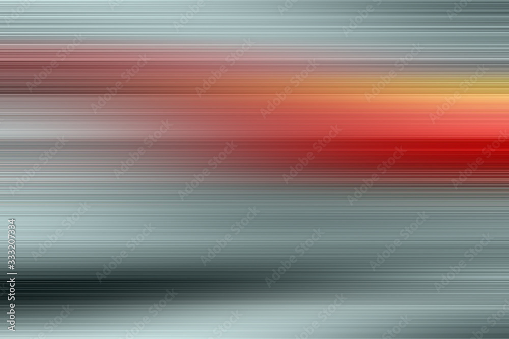 Fototapeta premium Horizontal parallel straight light lines. Movement concept modern art gradient illustration/background.