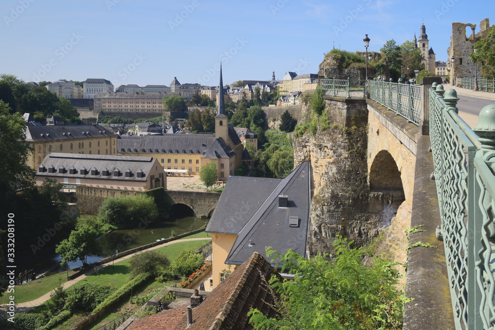 Luxemburg Stadt - Tal der Alzette, Altstadt, Luxemburg, Europa