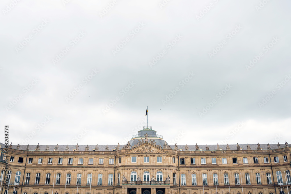Obraz premium STUTTGART, GERMANY - June 25, 2018: Antique building view in Old Town Stuttgart, Germany