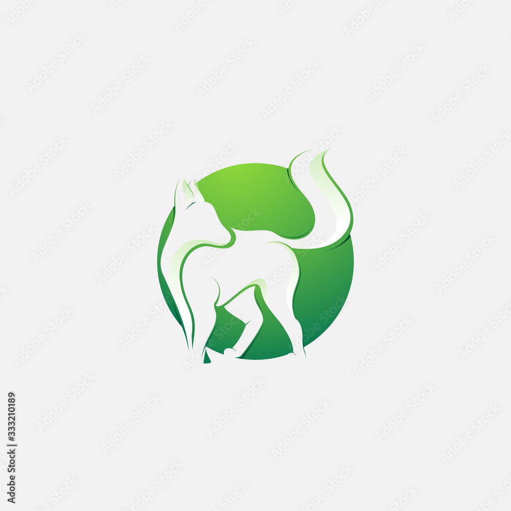 Logo design colorfull animal fox Logo design colorfull animal fox