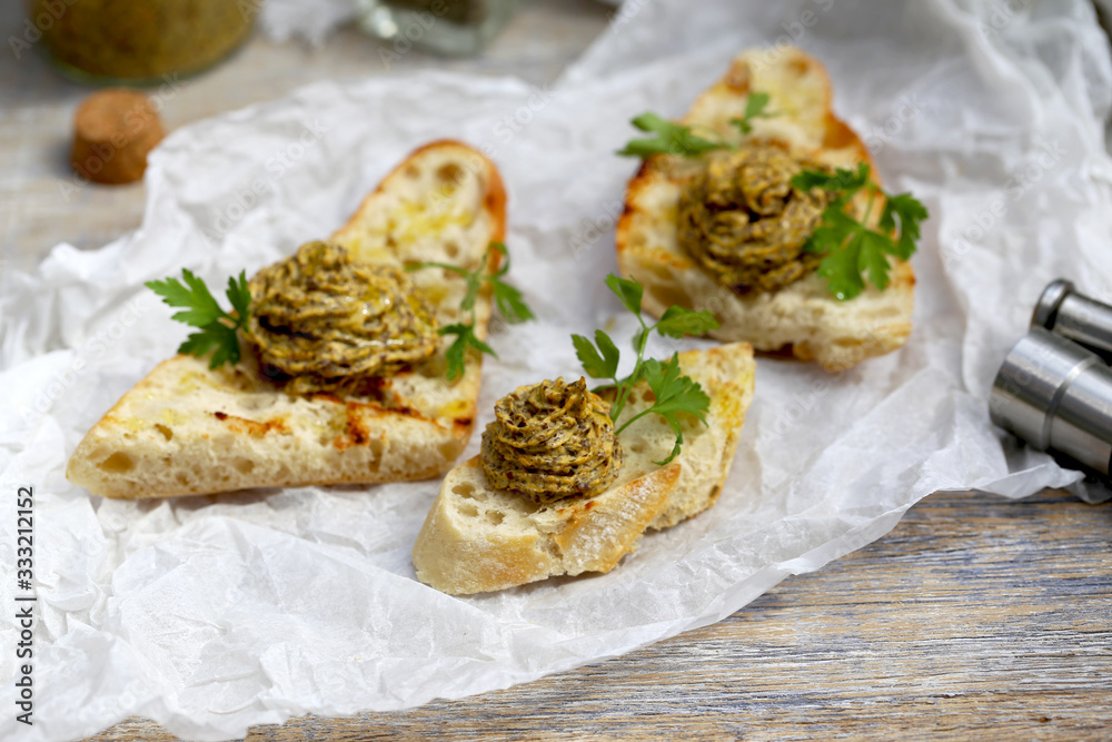 vegan mushroom pate with white beans. vegan mushroom pate with white beans.