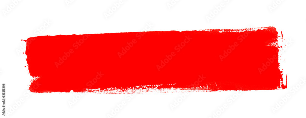 Grunge Banner mit roter Farbe als Hintergrund - obrazy, fototapety, plakaty 