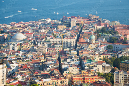 Fototapeta Naklejka Na Ścianę i Meble -  Viewpoint over Naples, Italy