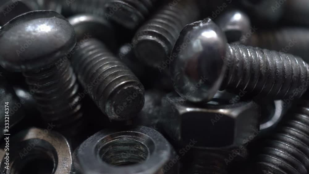 Rotation Bolts and Nuts Background Rotation Bolts and Nuts Background