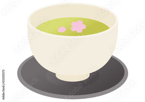 日本のお茶　桜入り緑茶