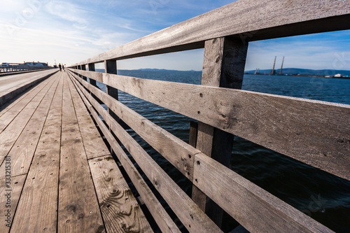 Photography Bull Island bridge in Dublin, Ireland