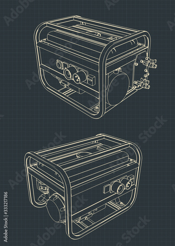 Portable generator drawings