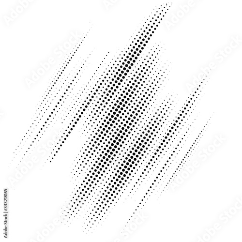 HALFTONE DESIGN. MONOCHROME ORGANIC RASTER. DOTS ELEMENTS VECTOR.