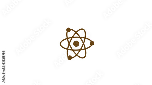 Amazing atom icon,atom isolated on white background